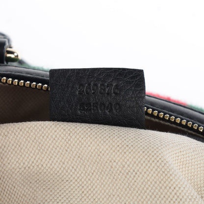 Gucci Calfskin Vintage Web Small Boston Black 7 of 7