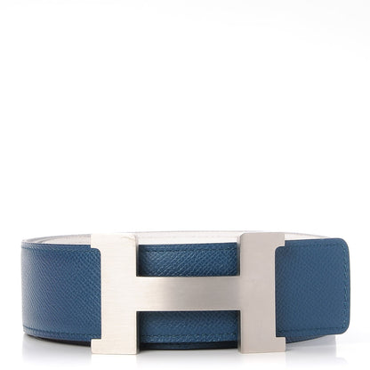 Hermes Epsom 42mm Constance Belt 115 Bleu Thalassa Blanc 1 of 8