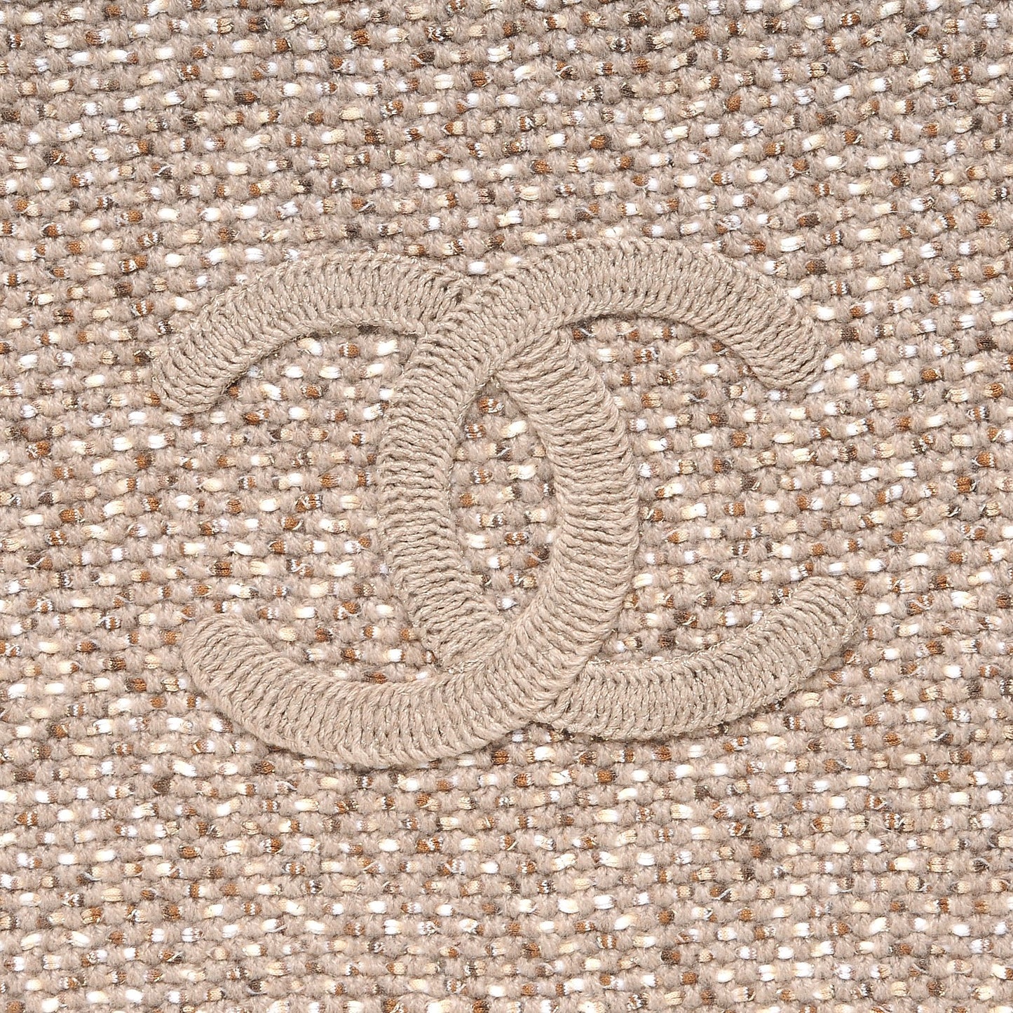 Cotton Cashmere Lurex CC Scarf Beige