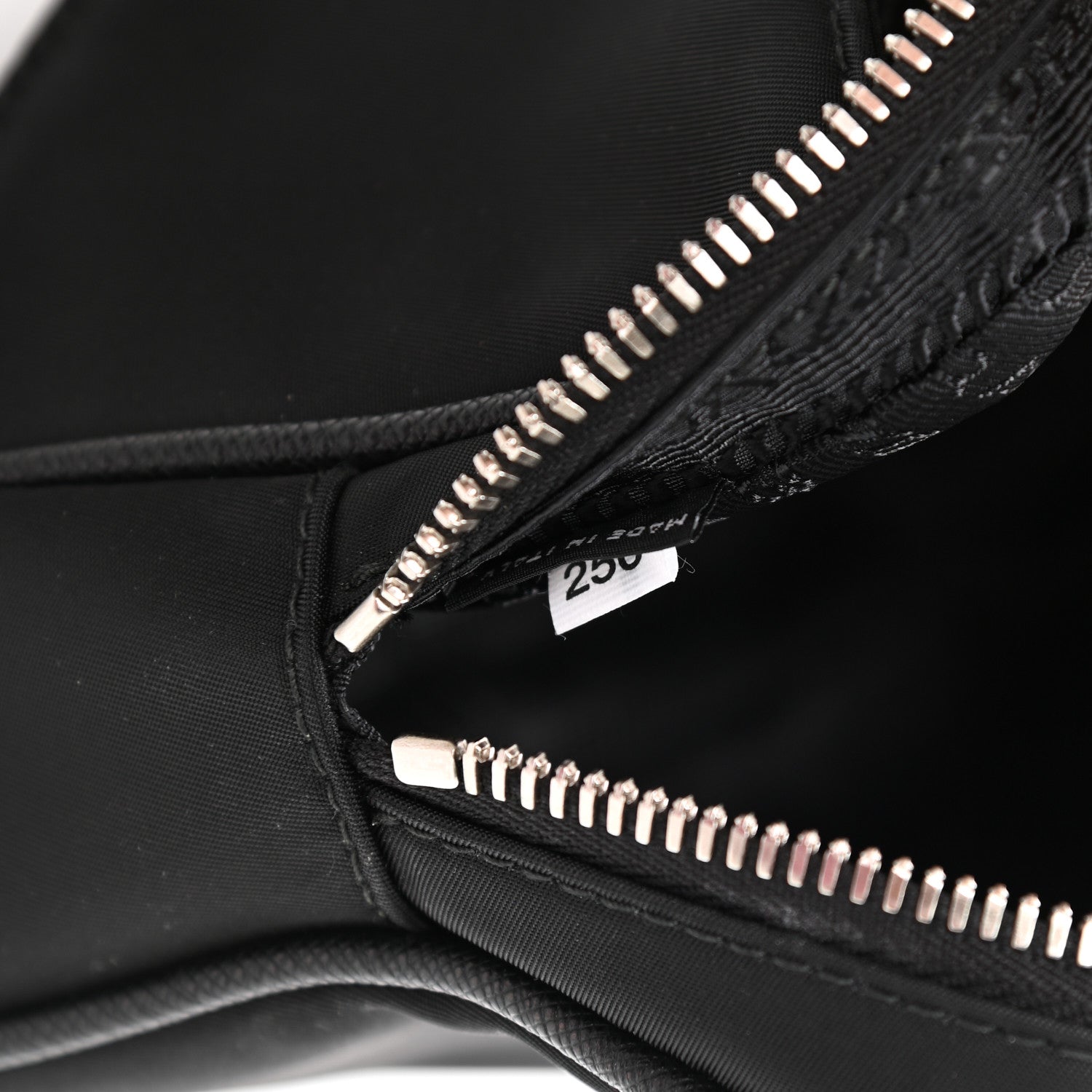 Prada Tessuto Nylon Soft Calf Belt Bag Black 7 of 10