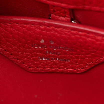 Louis Vuitton Taurillon Capucines BB Rubis 6 of 16