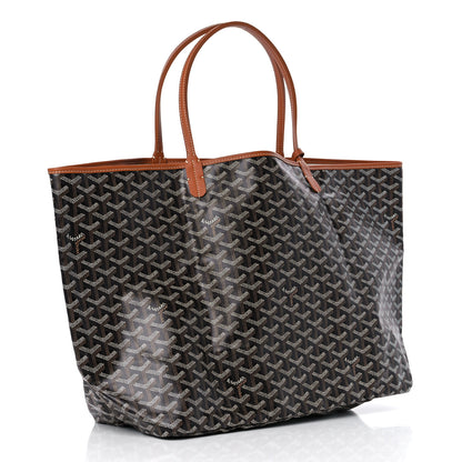 Goyard Goyardine Saint Louis GM Black Gold 4 of 10
