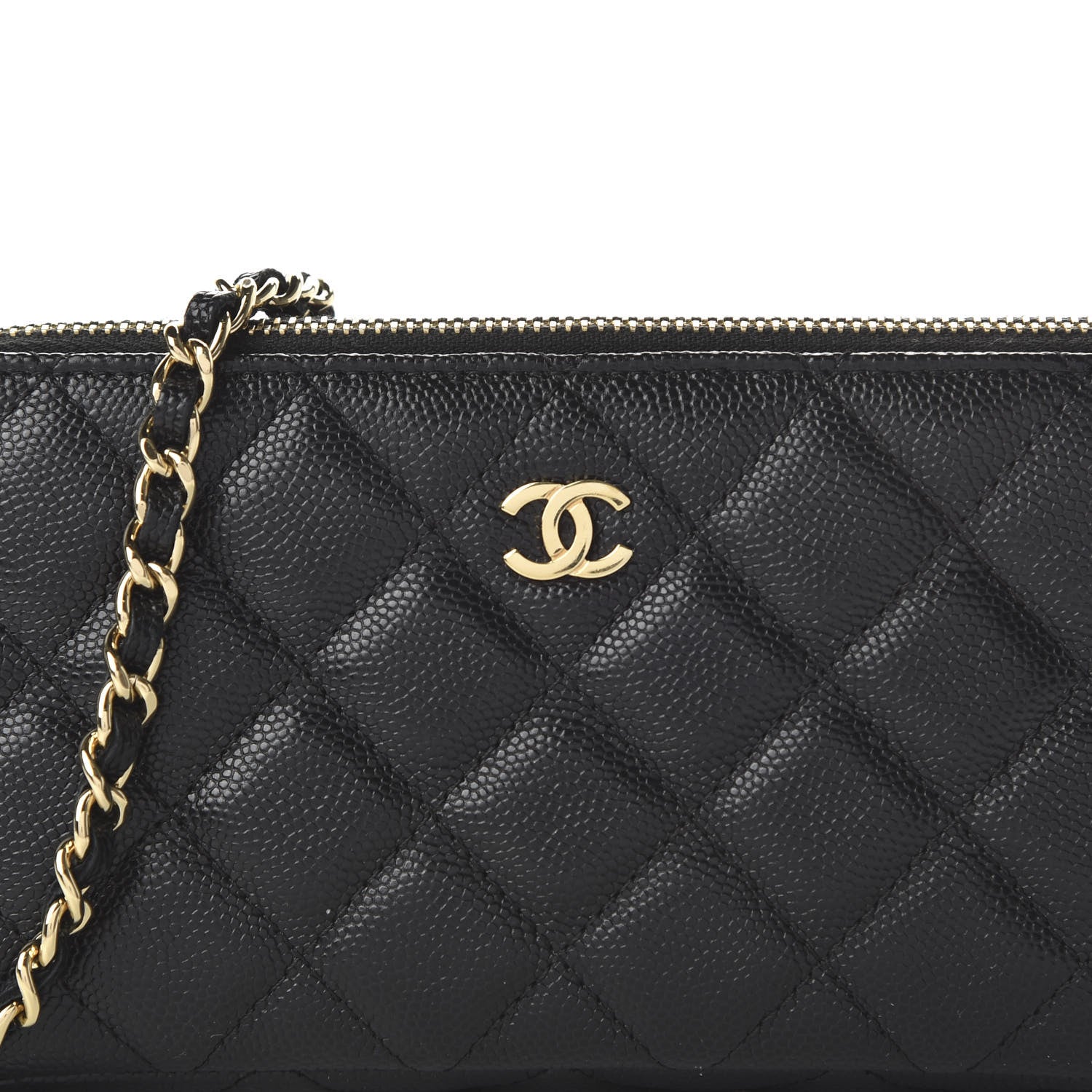 Chanel Caviar Quilted Small Clutch With Chain Black 11 of 12