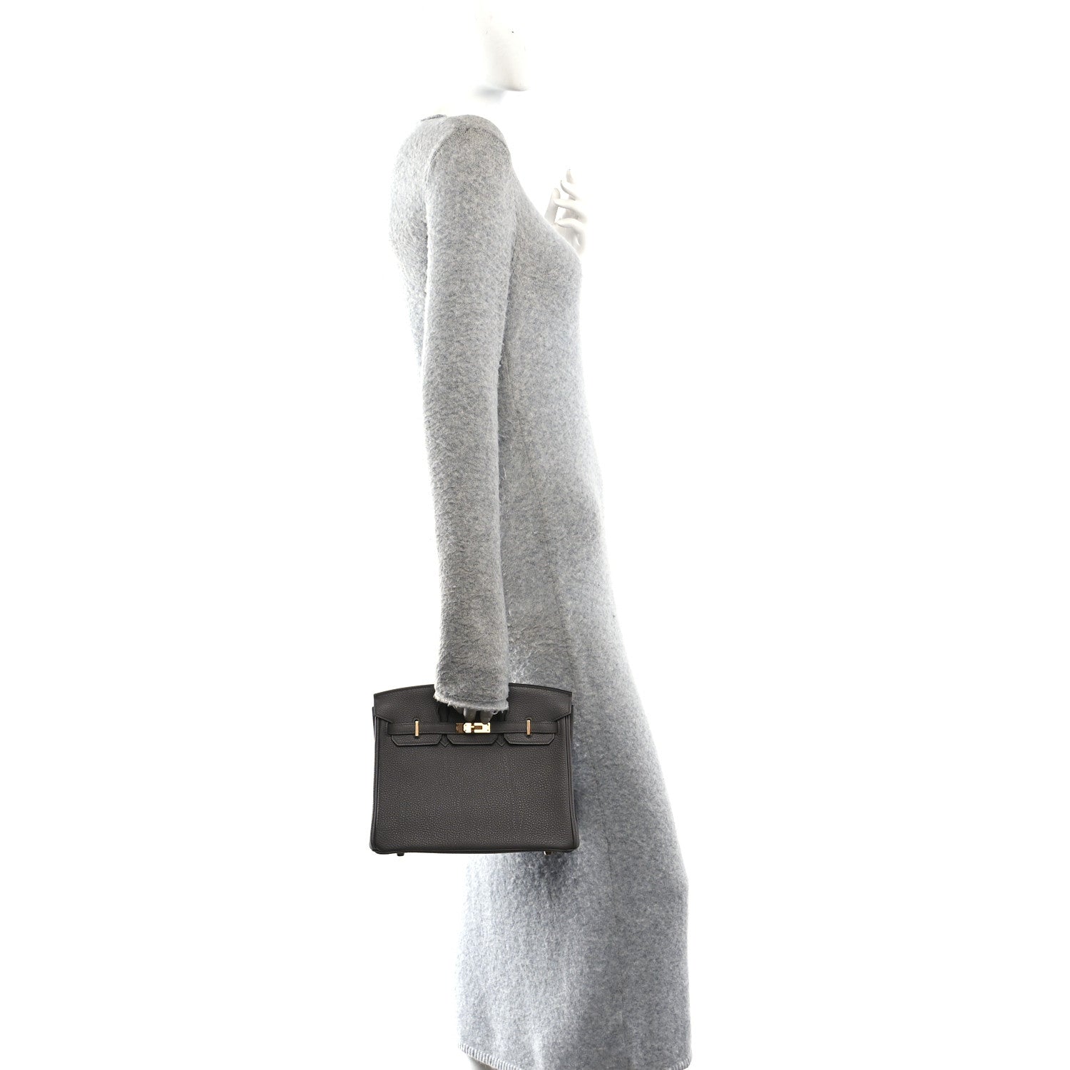 Hermes Togo Birkin 25 Etain 3 of 23