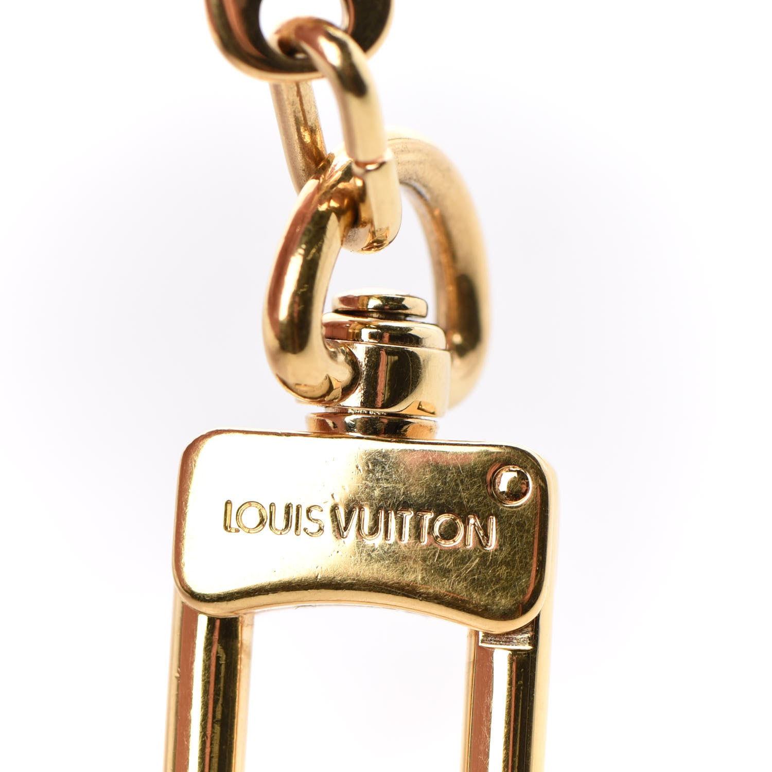 Louis Vuitton Pochette Extender Key Ring Gold 3 of 3