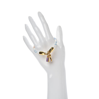 Louis Vuitton Monogram Multicolor Luck It Bracelet 19 White 2 of 5