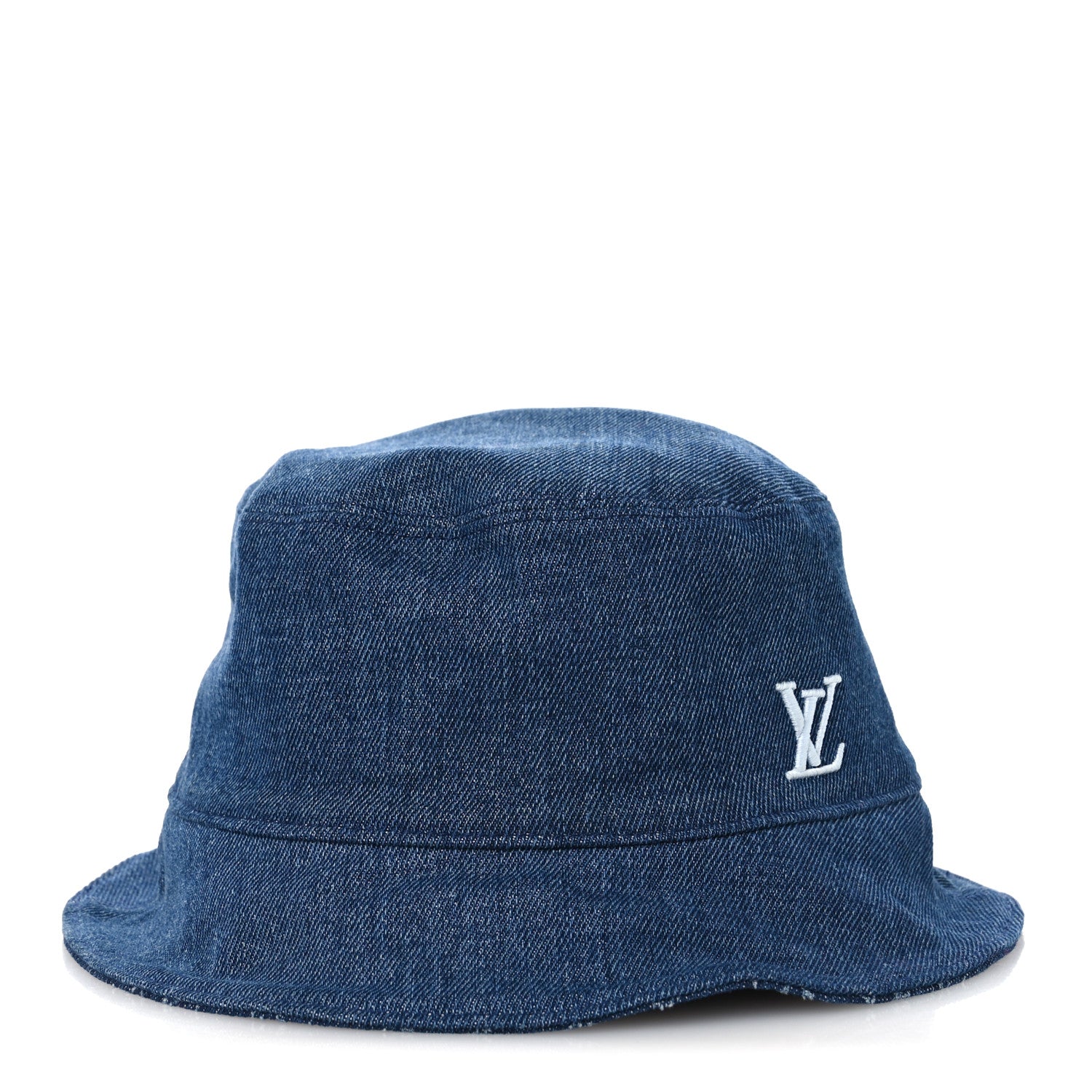 Louis Vuitton Monogram Denim Reversible Everyday Bucket Hat M Blue 5 of 13