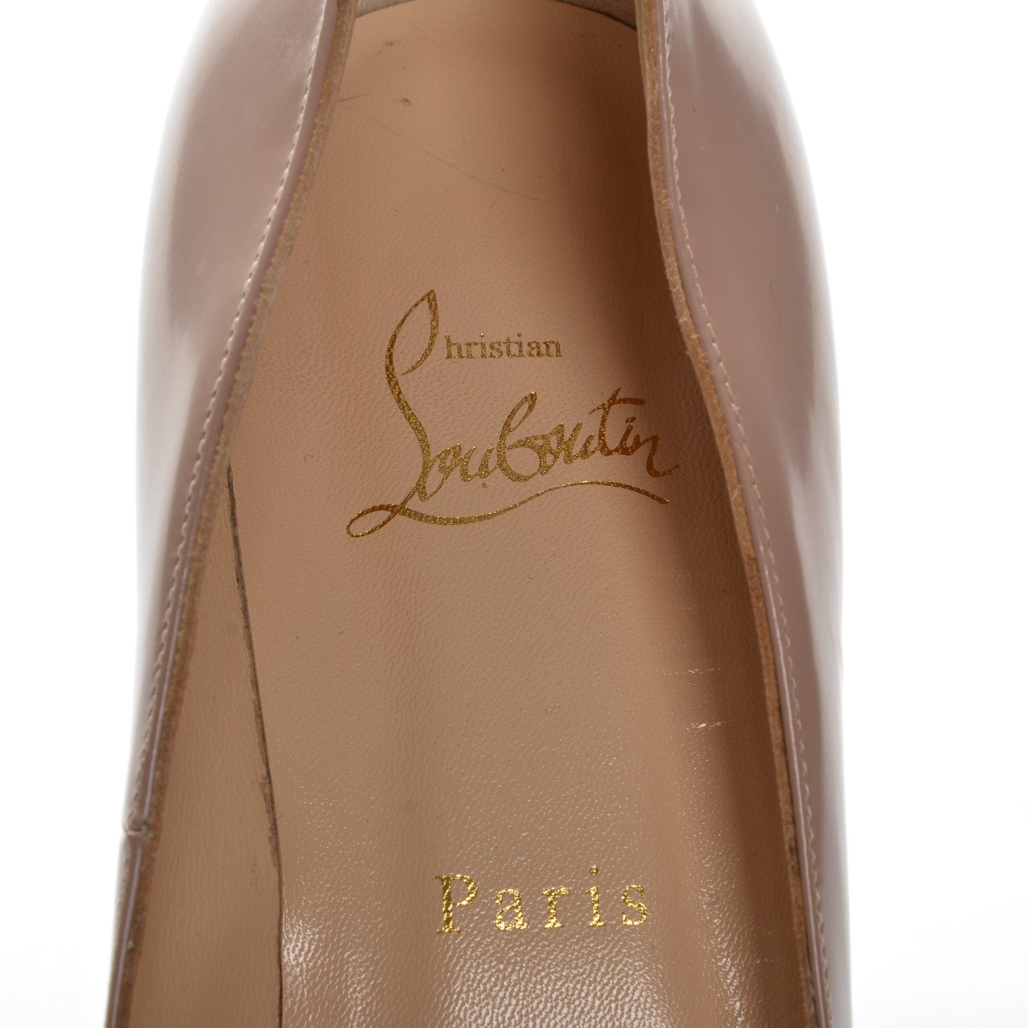 Christian Louboutin Jazz Calf Bianca 120 Pumps 39 Nude 7 of 7