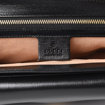 Gucci Azalea Calfskin Small Marina Chain Shoulder Bag Black 6 of 9