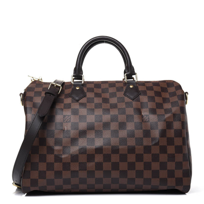Louis Vuitton Damier Ebene Speedy Bandouliere 35 1 of 18