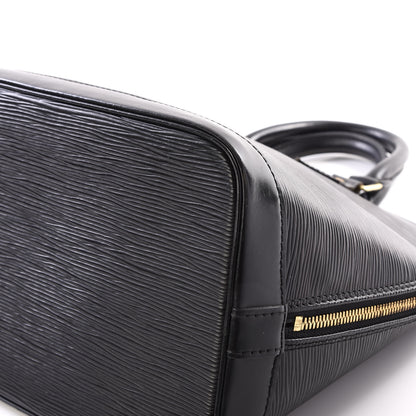 Louis Vuitton Epi Alma MM Black 6 of 11
