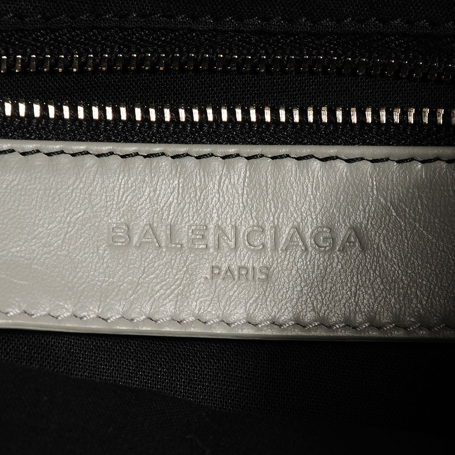 Balenciaga Matte Goatskin Rubber Covered Classic Hardware Mini Pompon Gris Glace 3 of 13