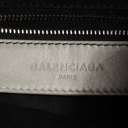 Balenciaga Matte Goatskin Rubber Covered Classic Hardware Mini Pompon Gris Glace 3 of 13