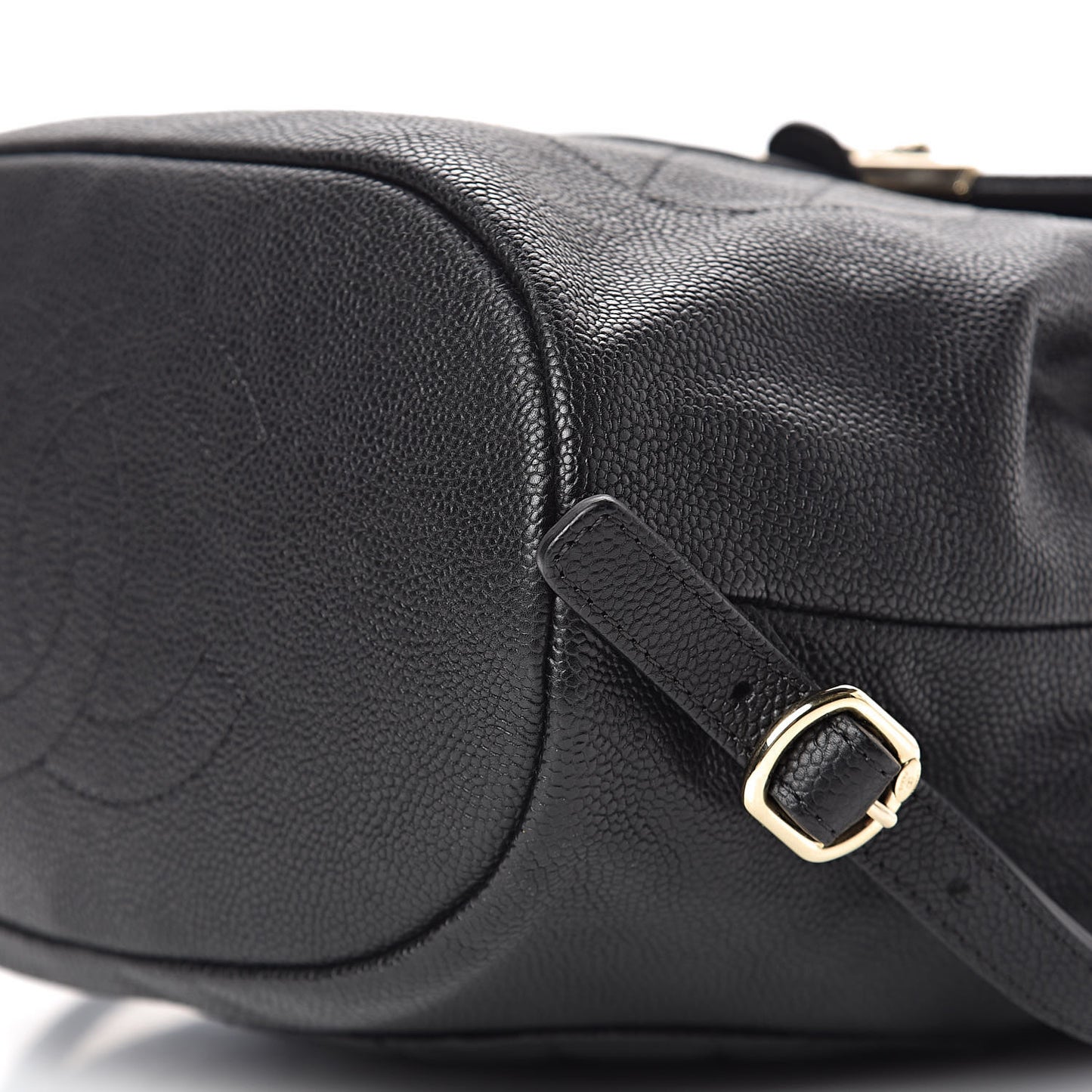 Caviar Quilted Backpack Black