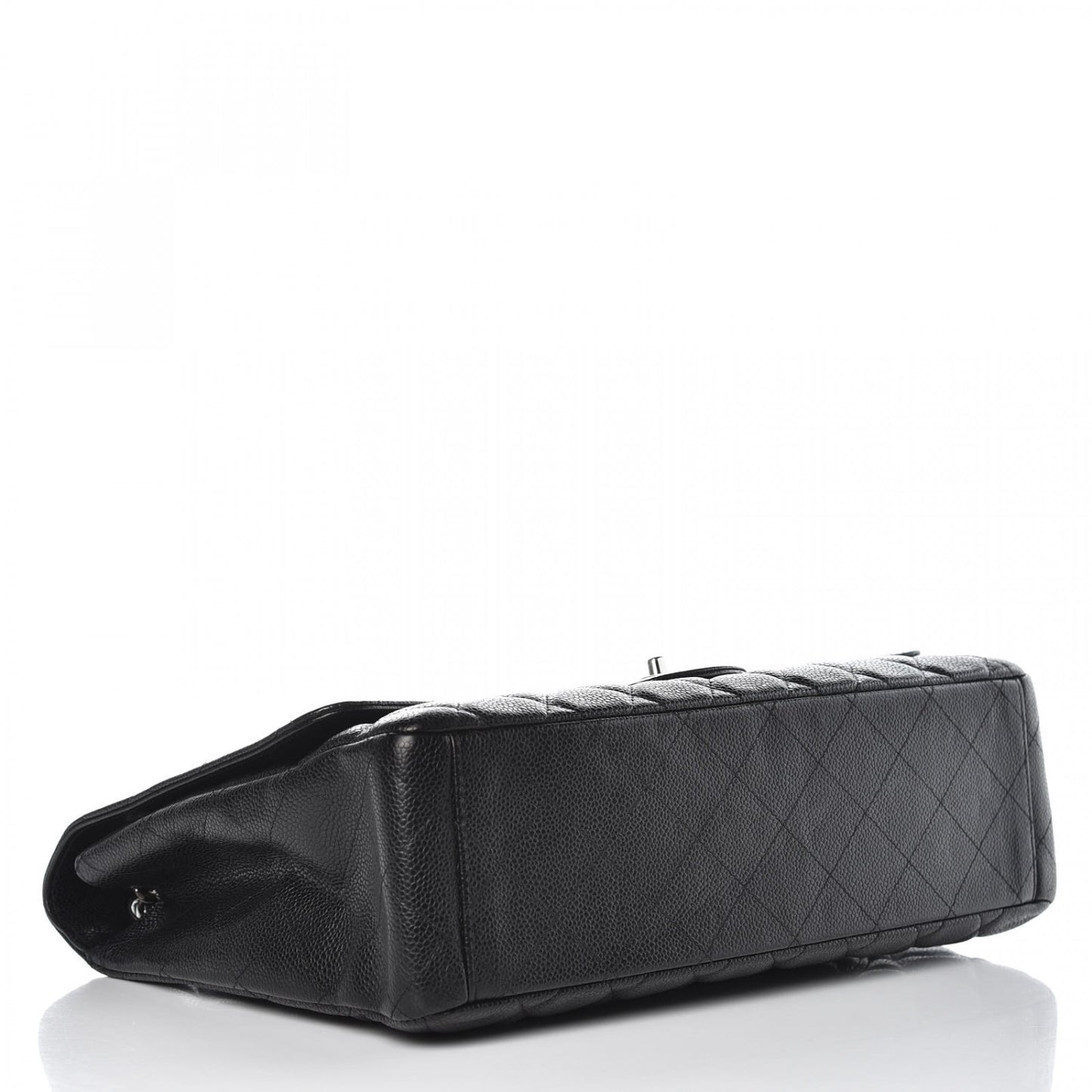 Caviar Quilted Maxi Single Flap Black