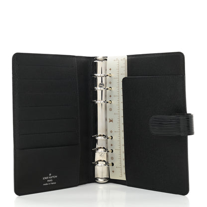 Louis Vuitton Electric Epi Medium Ring Agenda Black 5 of 9