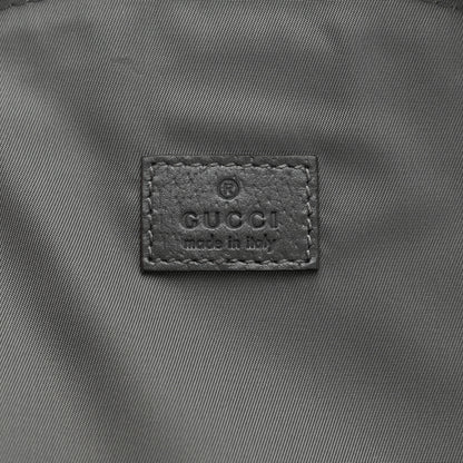 Gucci GG Supreme Monogram Textured Dollar Calfskin Ophidia Toiletry Case Grey Black Graphite Grey 6 of 7
