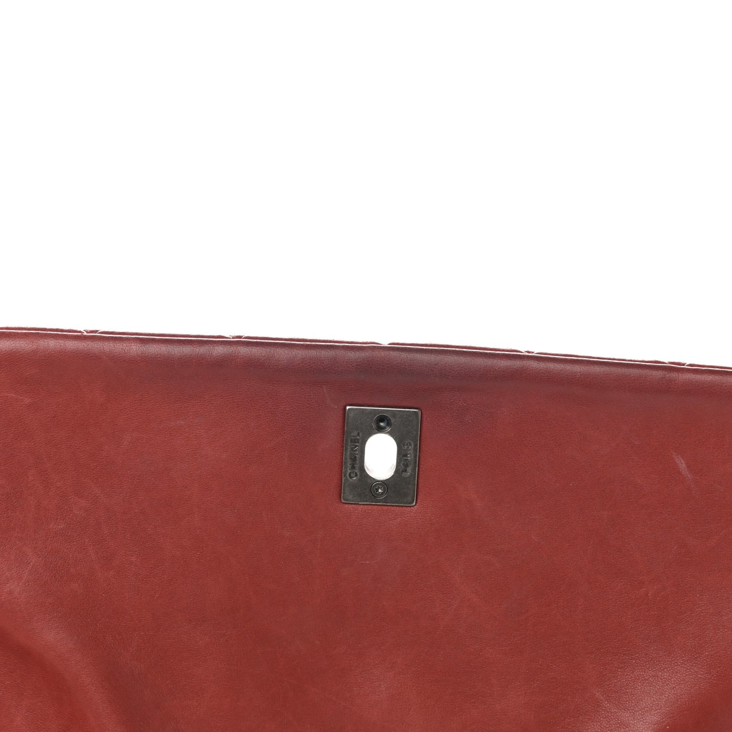 Lambskin Large New Bubble Flap Red