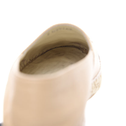 Chanel Lambskin CC Espadrilles 37 Beige Black 10 of 16
