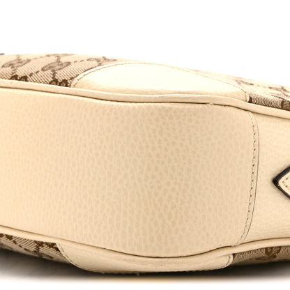 Gucci Monogram Dollar Calfskin Mini Bree Messenger Bag Beige Ebony Avoire 11 of 11