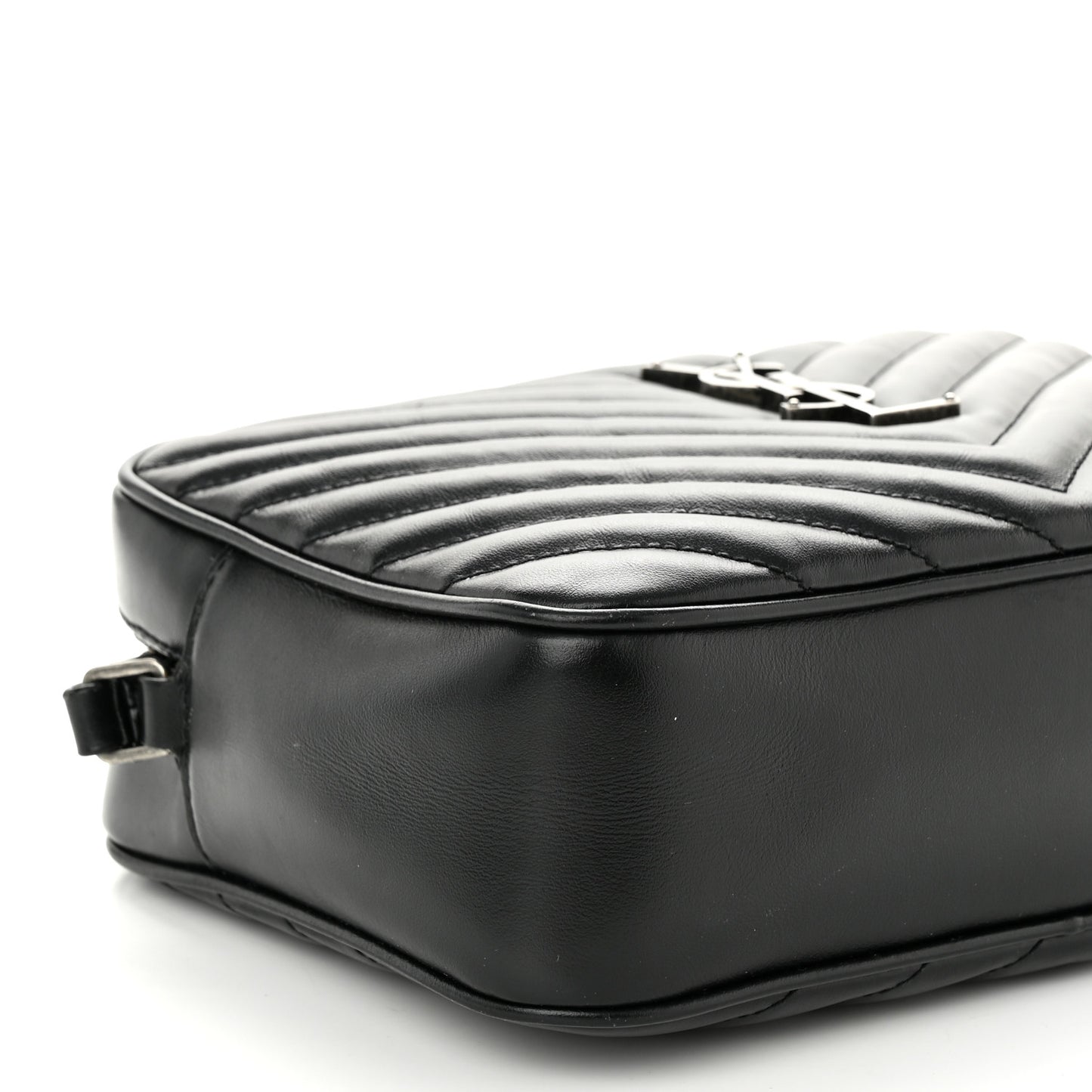 Calfskin Matelasse Monogram Lou Camera Bag Black