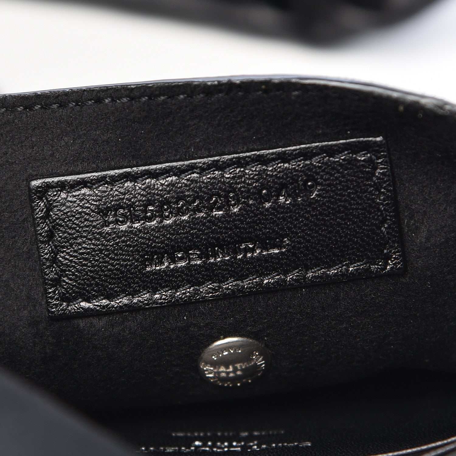Saint Laurent Lambskin Small Teddy Bucket Bag Black 8 of 11
