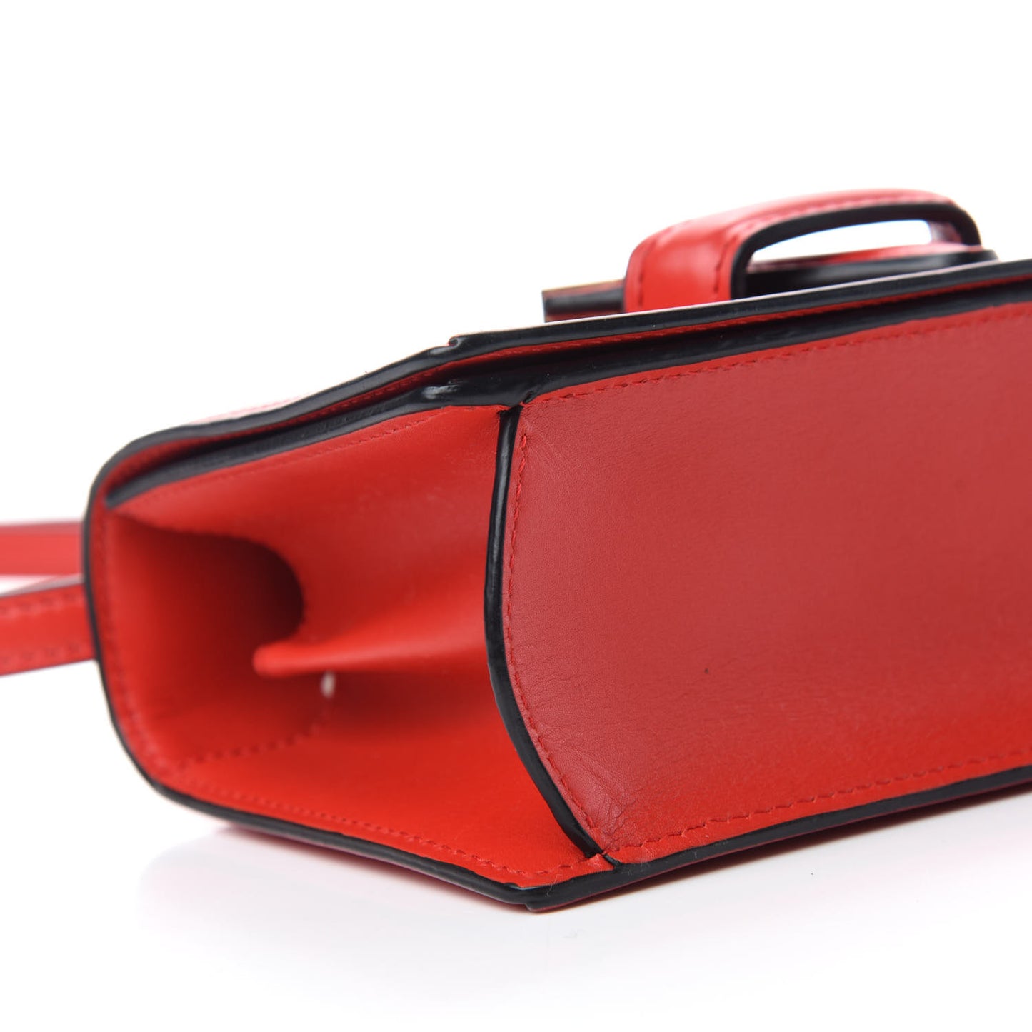 Calfskin Small Barcelona Shoulder Bag Red