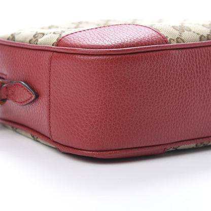 Gucci Monogram Mini Bree Messenger Bag Red 9 of 10