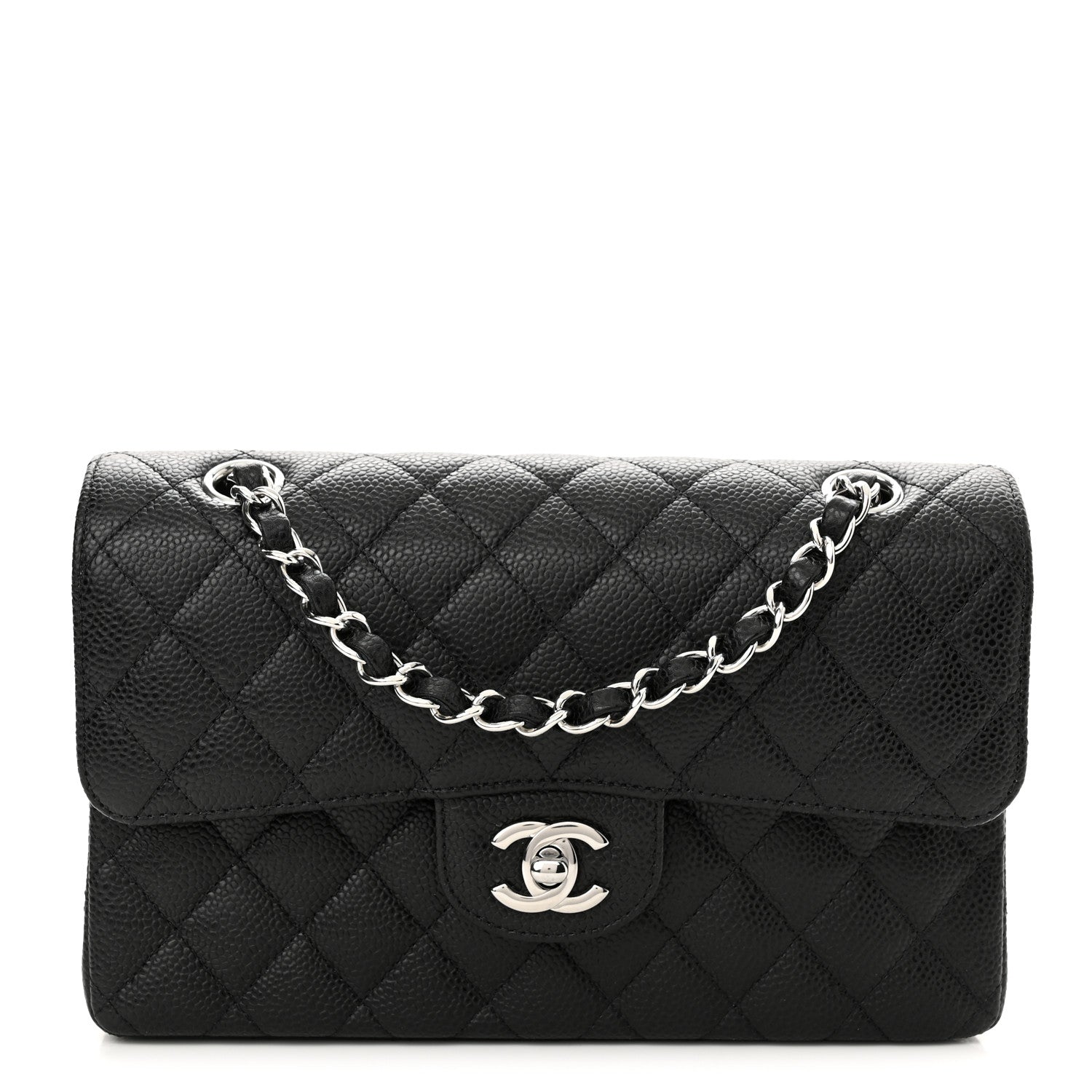 Chanel Caviar Quilted Small Double Flap Black 1 of 10