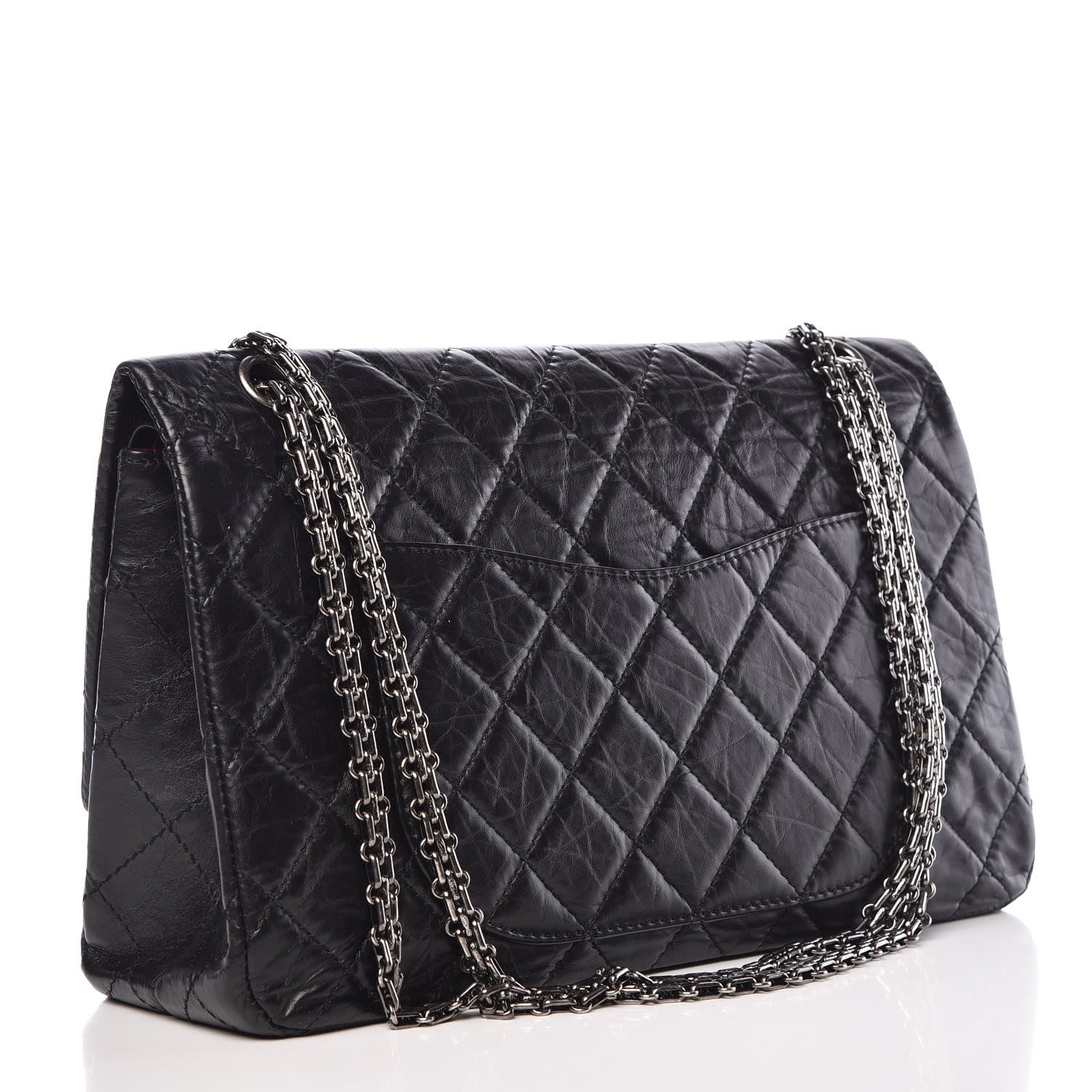 Chanel Aged Calfskin Quilted 2.55 Reissue 227 Flap Black 3 of 13