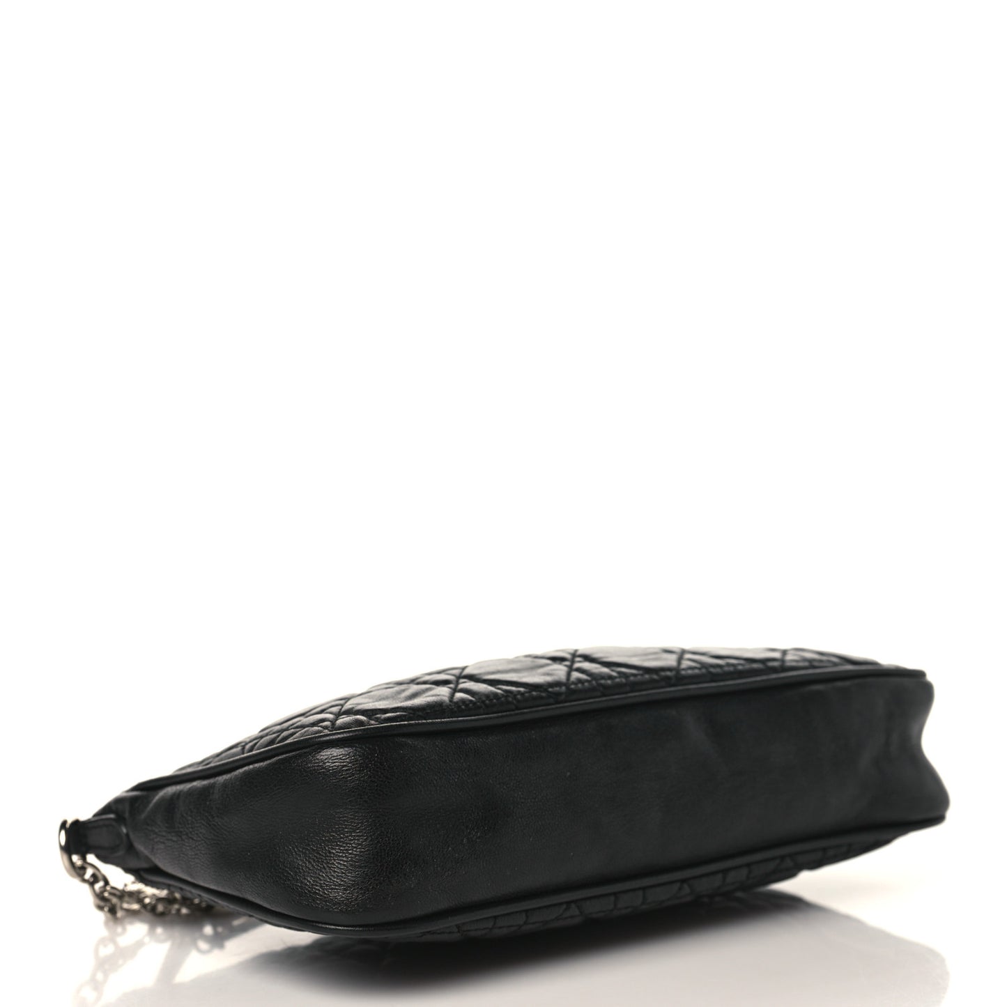 Lambskin Cannage Lady Dior Pochette Black