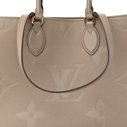 Louis Vuitton Empreinte Monogram Giant Onthego MM Tourterelle 7 of 11