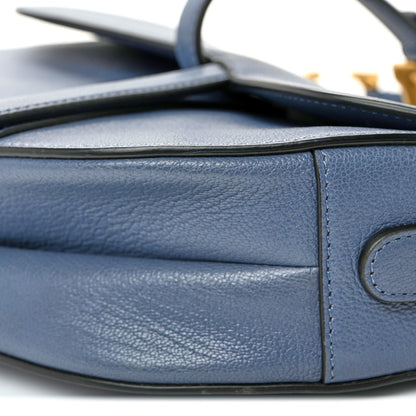 Christian Dior Shiny Goatskin Saddle Bag Cloud Blue 10 of 10