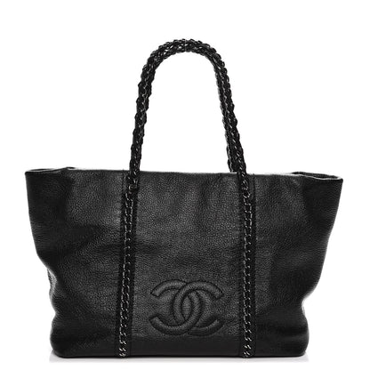 Chanel Deerskin Luxe Ligne Tote Black 1 of 6