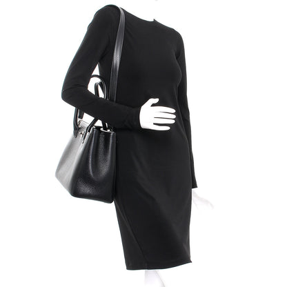 Chanel Calfskin Cerf Executive Shopper Tote Black 2 of 16