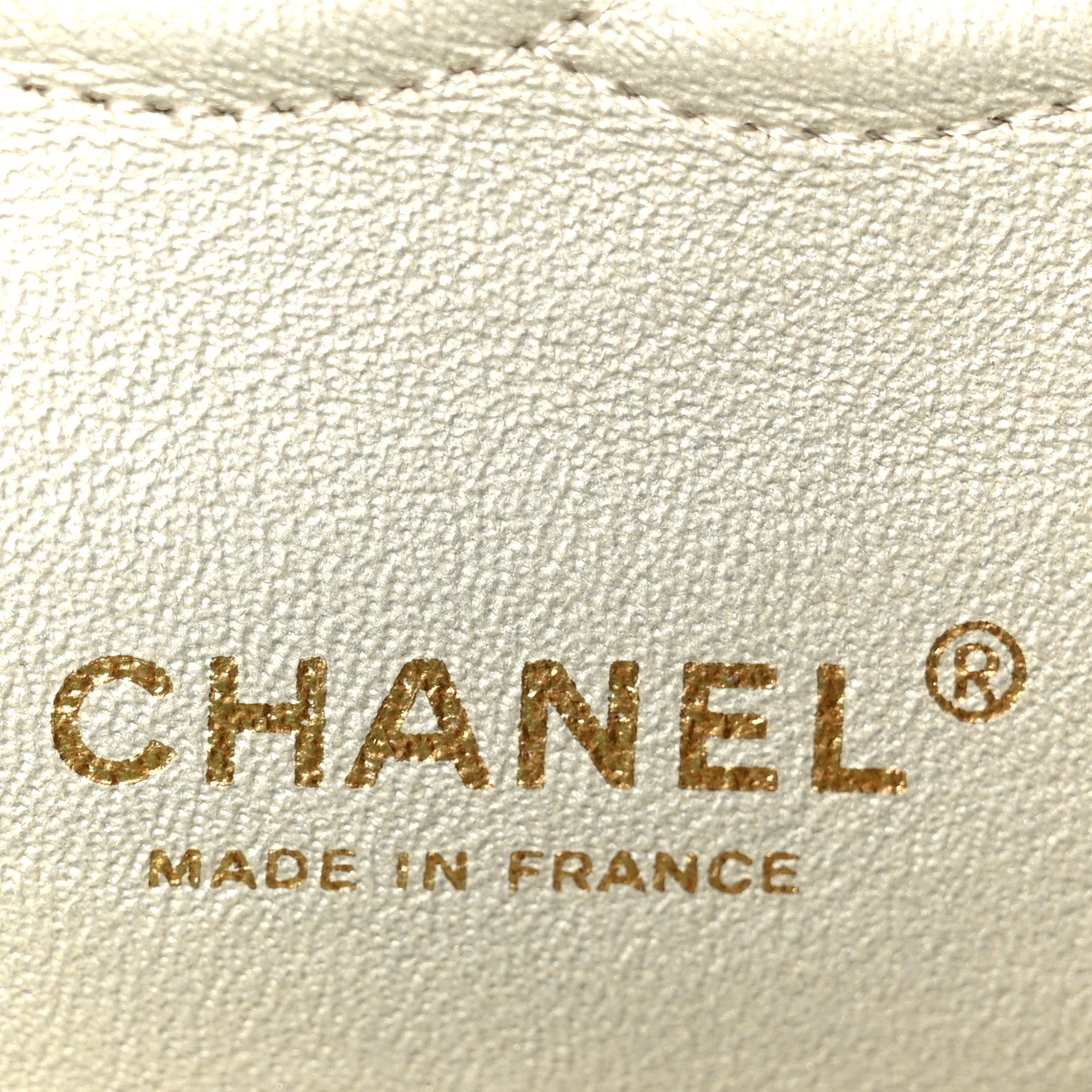 Chanel Metallic Canvas Quilted Medium Double Flap Light Gold 6 of 11