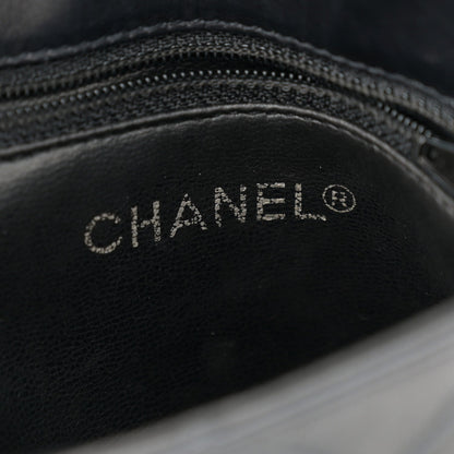 Chanel Lambskin Diamond Stitched Flap Waist Belt Bag 80 32 Black 6 of 10