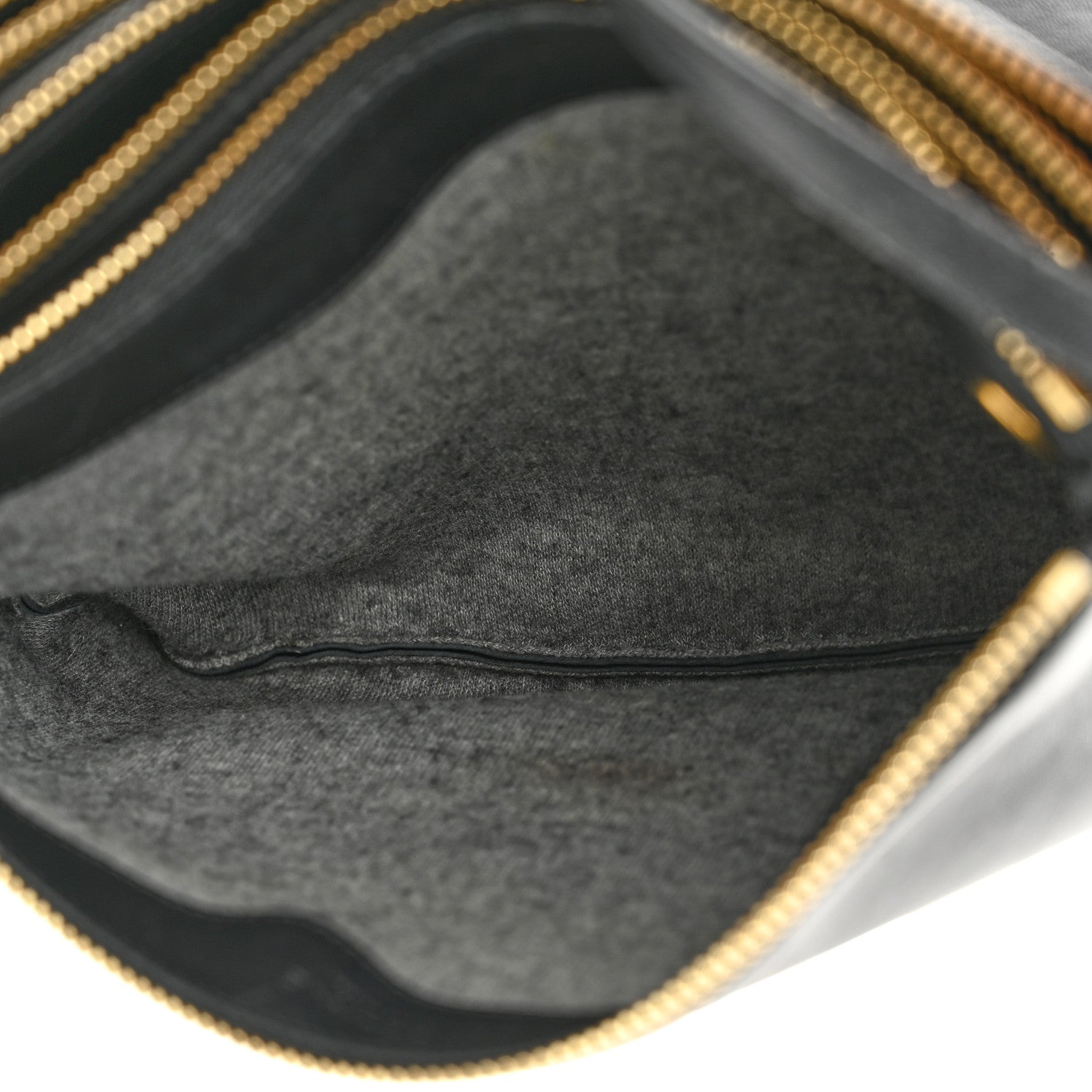 Celine Lambskin Small Trio Crossbody Bag Black 7 of 14