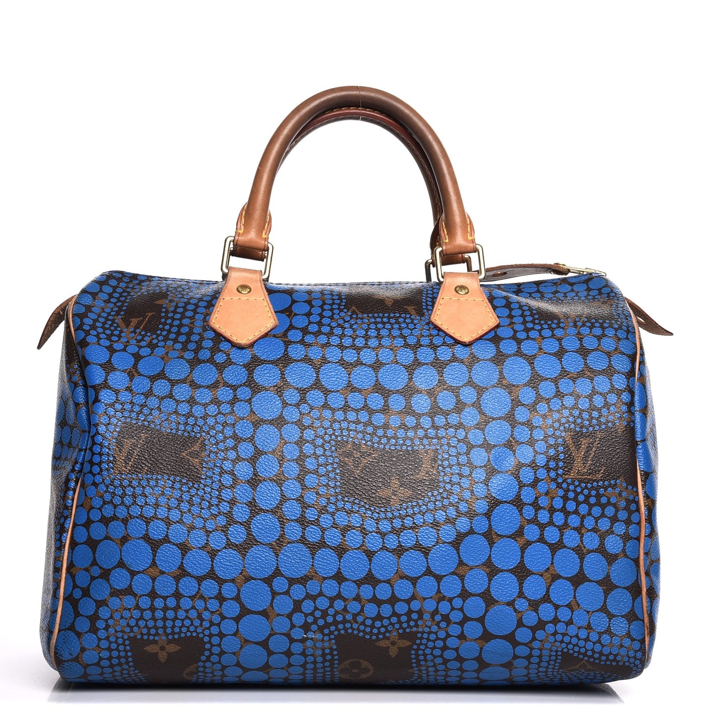 Monogram Kusama Town Speedy 30 Blue