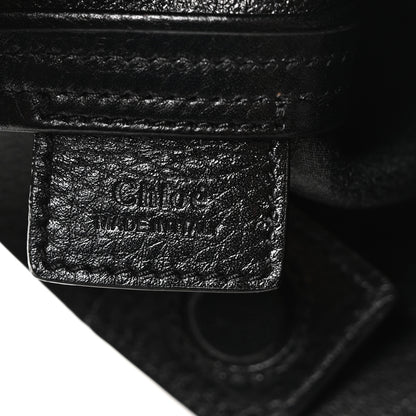 Chloe Grained Calfskin Small Spin Tote Black 6 of 10