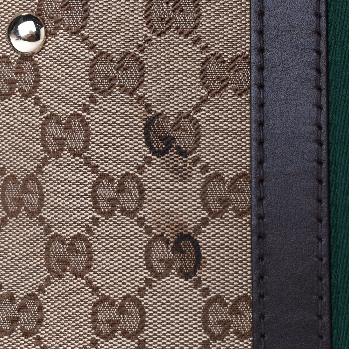 Monogram Vintage Web Medium Boston Dark Brown