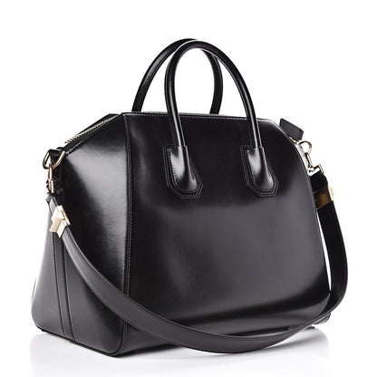 Givenchy Shiny Lord Calfskin Medium Antigona Black 3 of 12