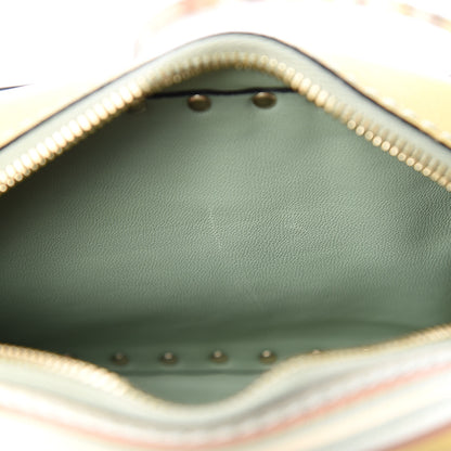 Valentino Garavani Vitello Native Couture 1975 Rockstud Camera Crossbody Bag Green Multicolor 7 of 10