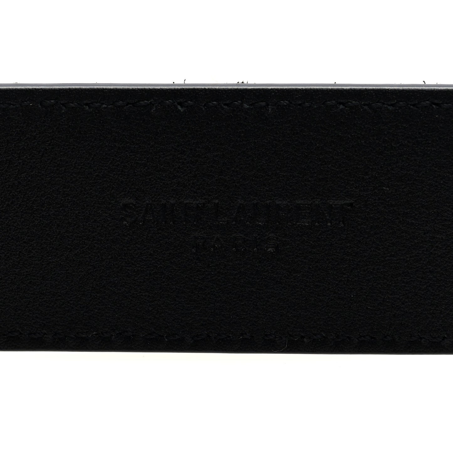 Suede Calfskin Monogram Square Buckle Belt 85 34 Black