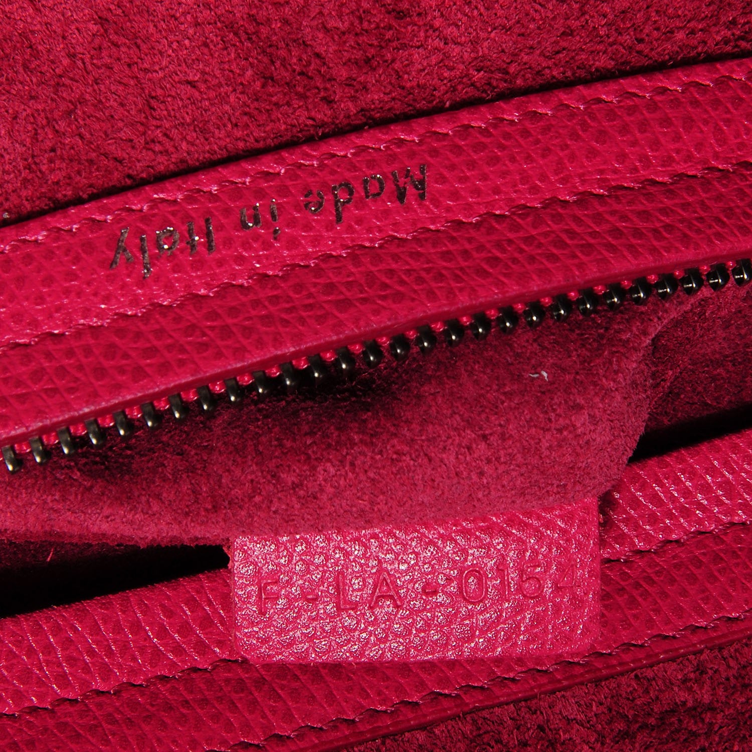 Celine Grained Calfskin Medium Phantom Luggage Fuchsia 5 of 7