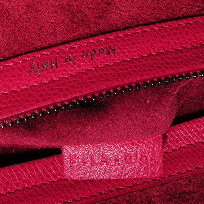 Celine Grained Calfskin Medium Phantom Luggage Fuchsia 5 of 7