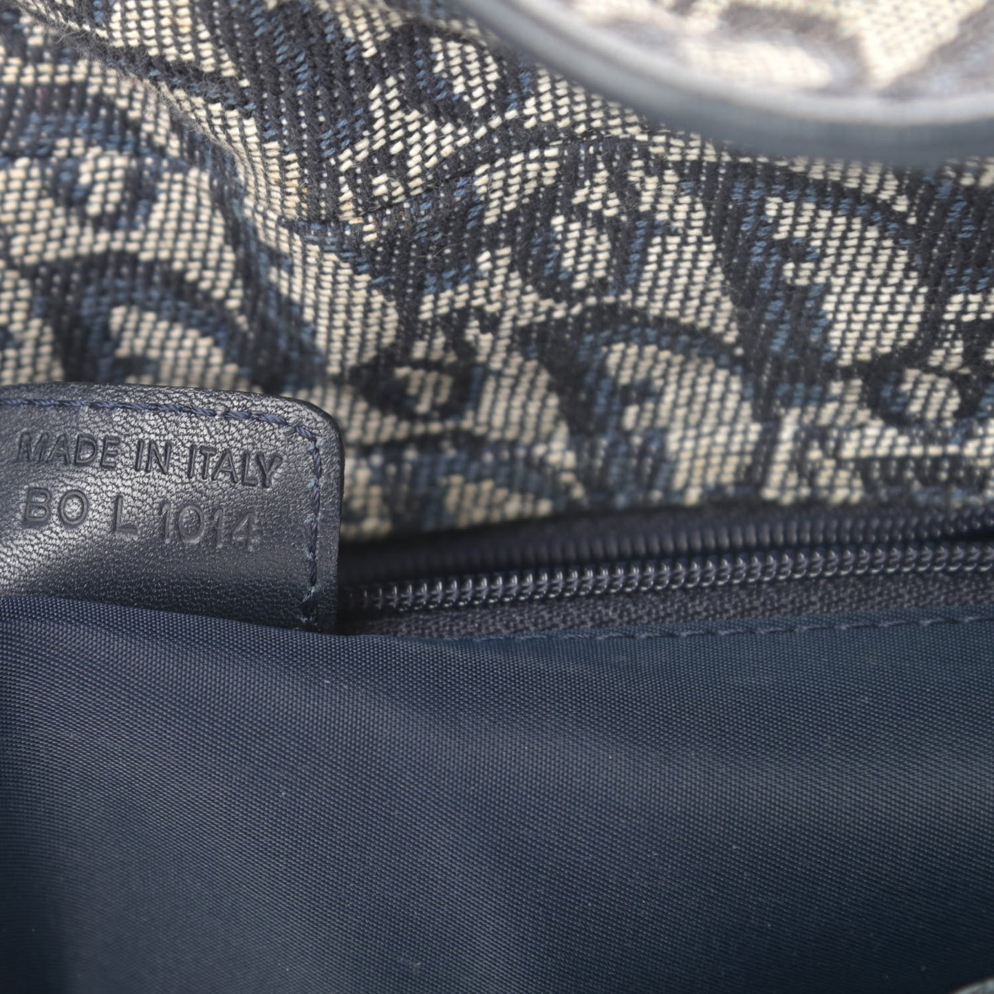 Monogram Charm Shoulder Bag Navy