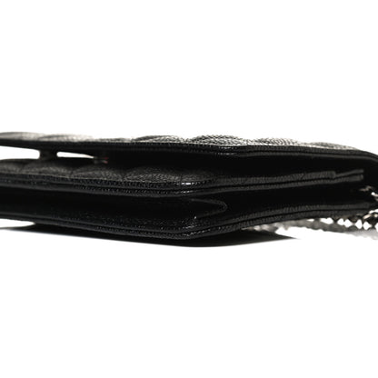 Chanel Caviar Quilted Wallet On Chain WOC Black 11 of 13