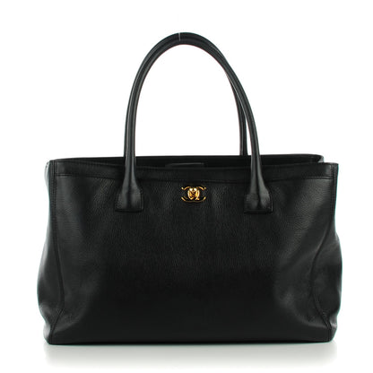 Chanel Calfskin Cerf Executive Shopper Tote Black 1 of 7