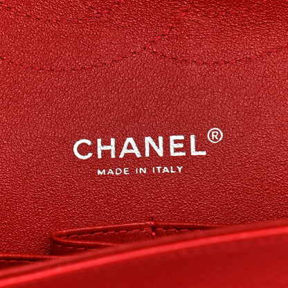 Chanel Caviar Quilted Jumbo Double Flap Red 10 of 16